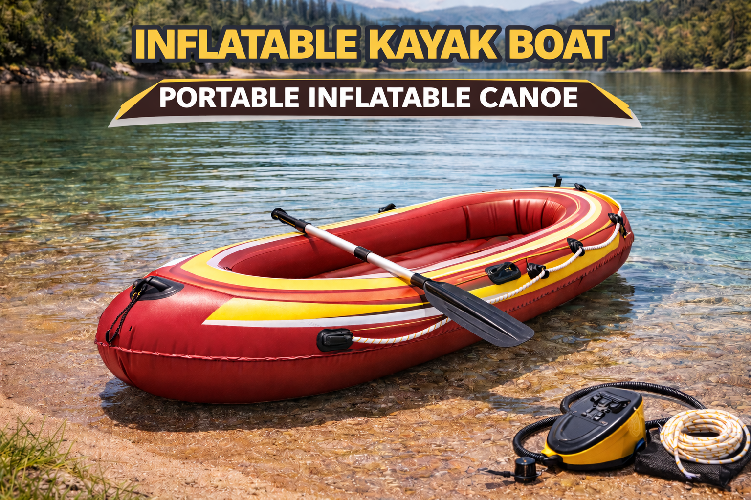 Inflatable Kayak Boat S-1 – A Compact and Easy Water Companion