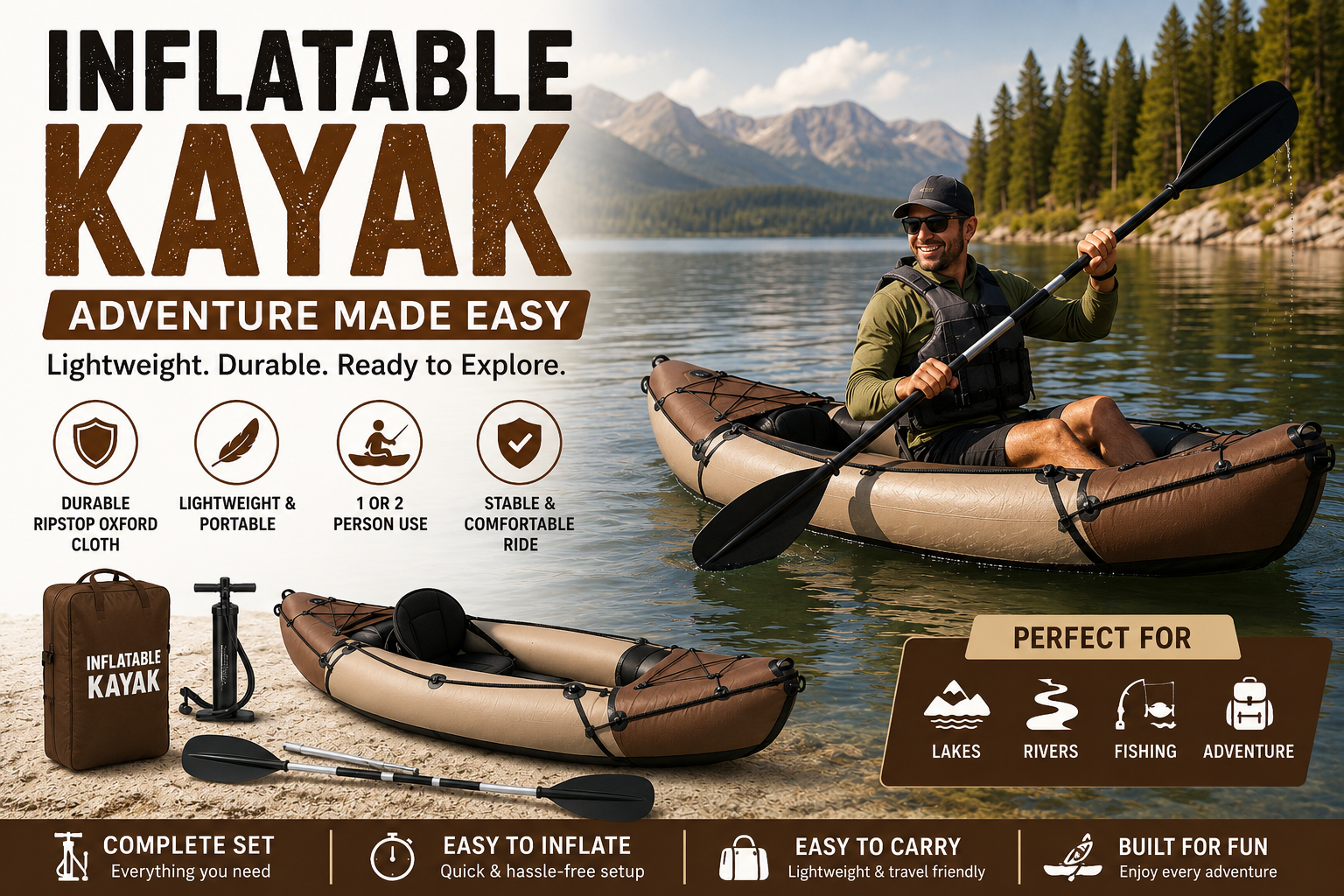 Best Inflatable Kayak Review for Portable Water Adventures
