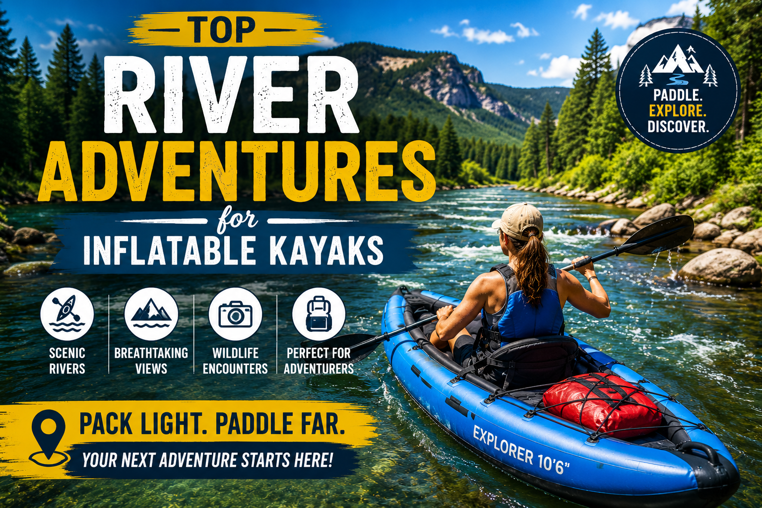 Adventures for Inflatable Kayaks
