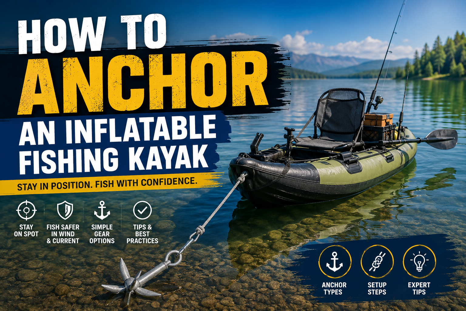 How to Anchor an Inflatable Fishing Kayak
