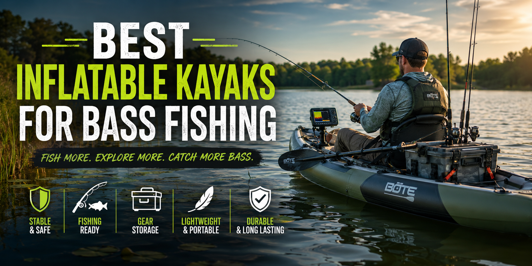 Best Inflatable Kayaks for Bass Fishing adventure