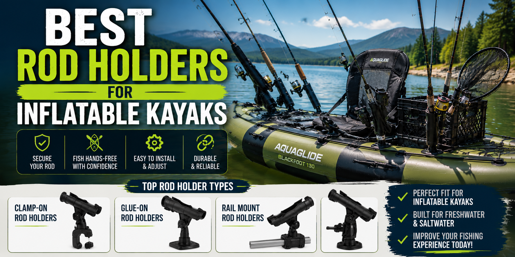 Best Rod Holders for Inflatable Kayaks (2026 Guide)