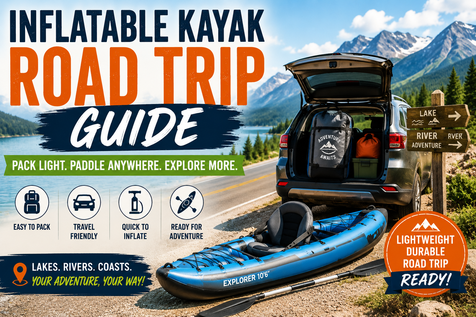 Inflatable Kayak Road Trip Guide: The Best Travel Companion