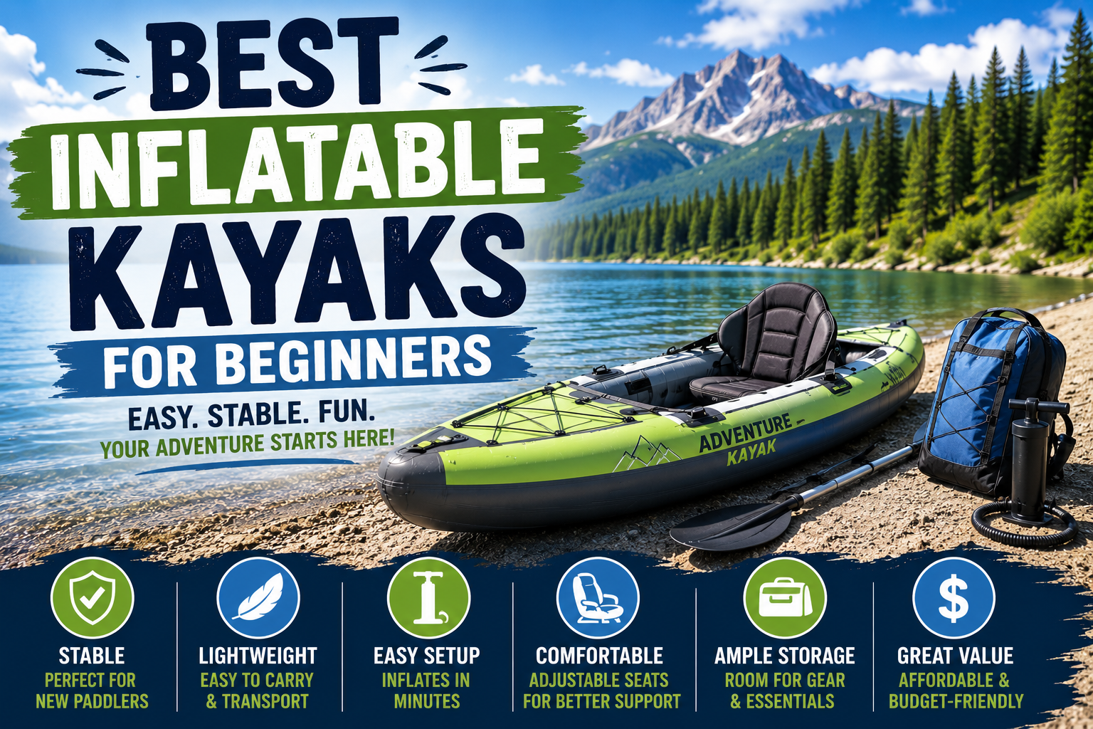 Best Inflatable Kayaks for Beginners: Top Picks for Easy and Fun Paddling