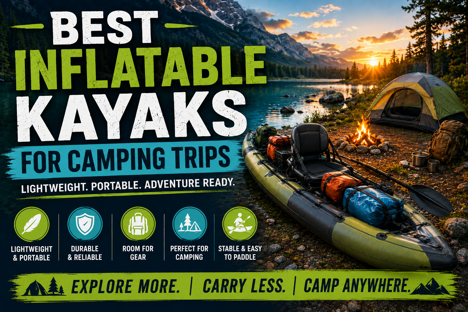 Best Inflatable Kayaks for Camping Trips 2026