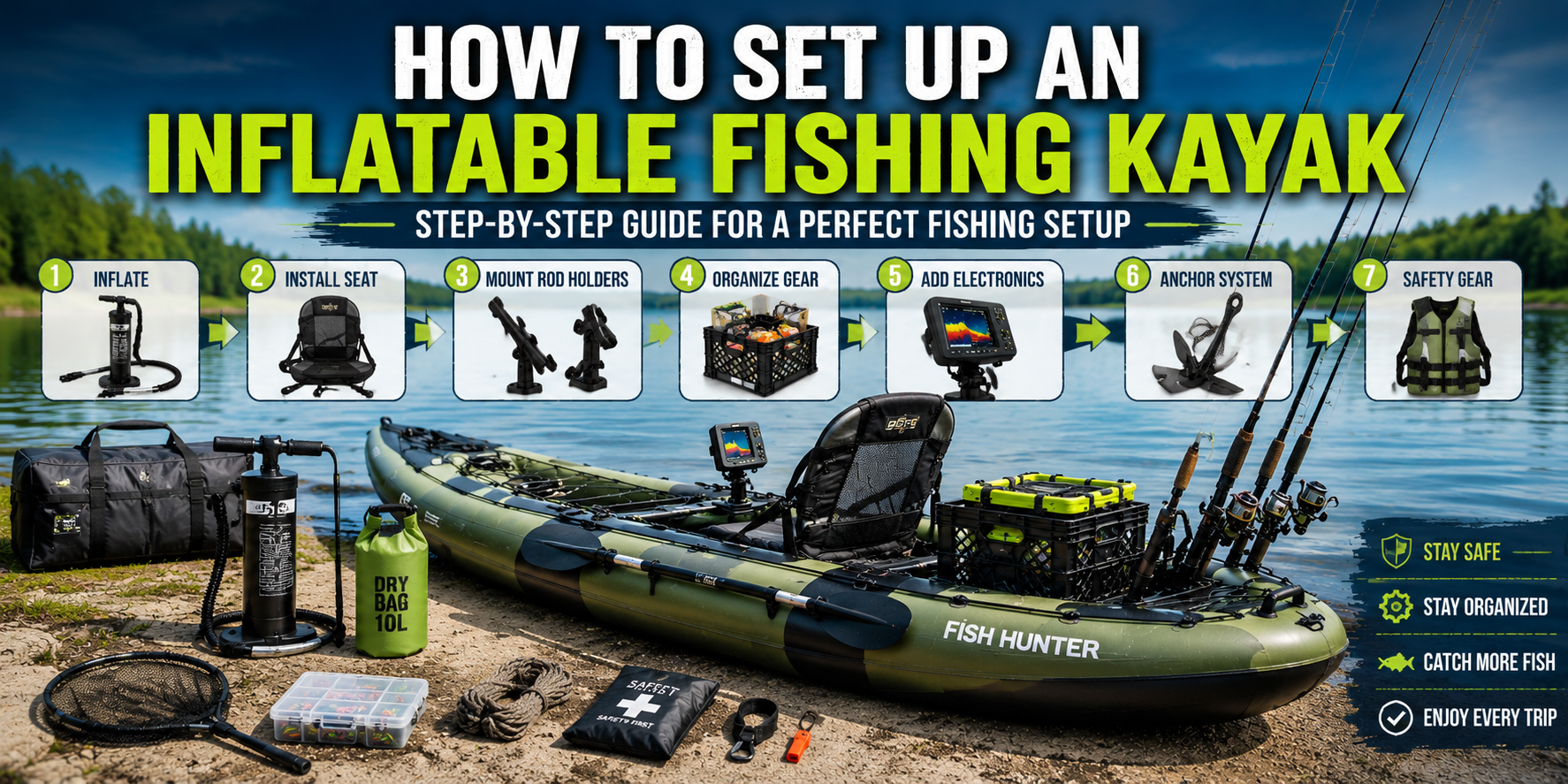 How to Set Up an Inflatable Fishing Kayak: Complete Guide