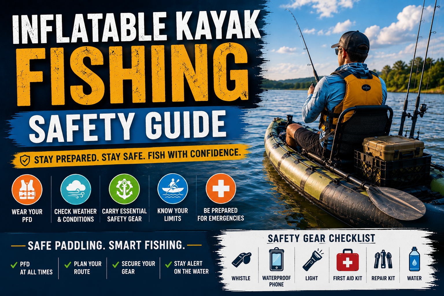 Inflatable Kayak Fishing Safety Guide for Beginners